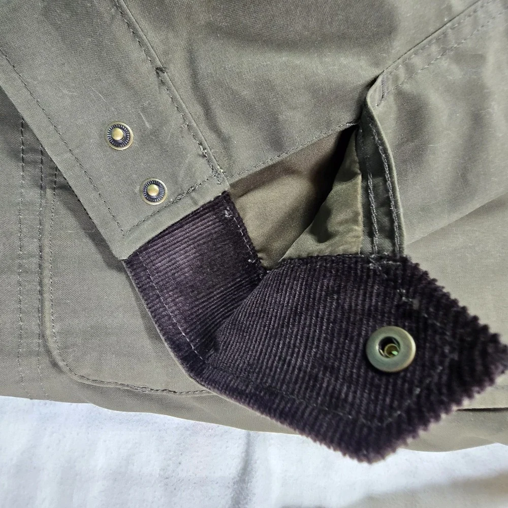 American Eagle Men's Corduroy Collar Canvas Chore Field Barn Coat Jacket XL